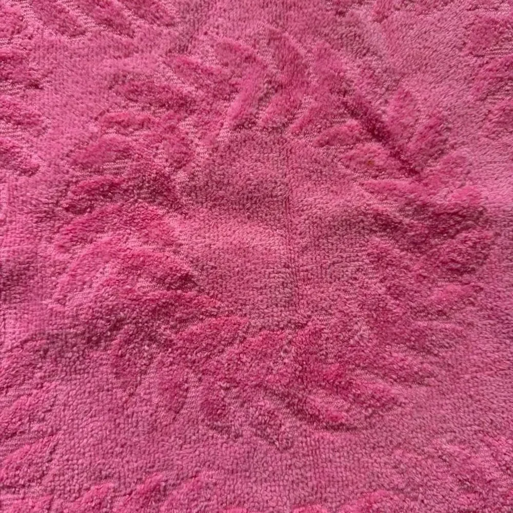 vintage 70s canon hot pink washcloth